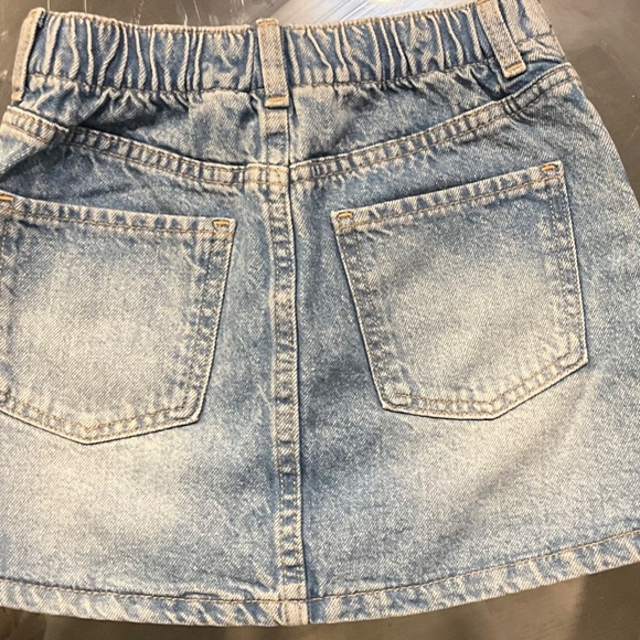 H&M Blue Denim Kids Skirt Size US 6 - Picture 4 of 4